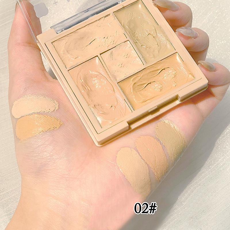 5 Colors Correcting Concealer Palette Face Concealer Contour Cream Makeup Palette For Corrects & Conceals Dark Circles Blemish