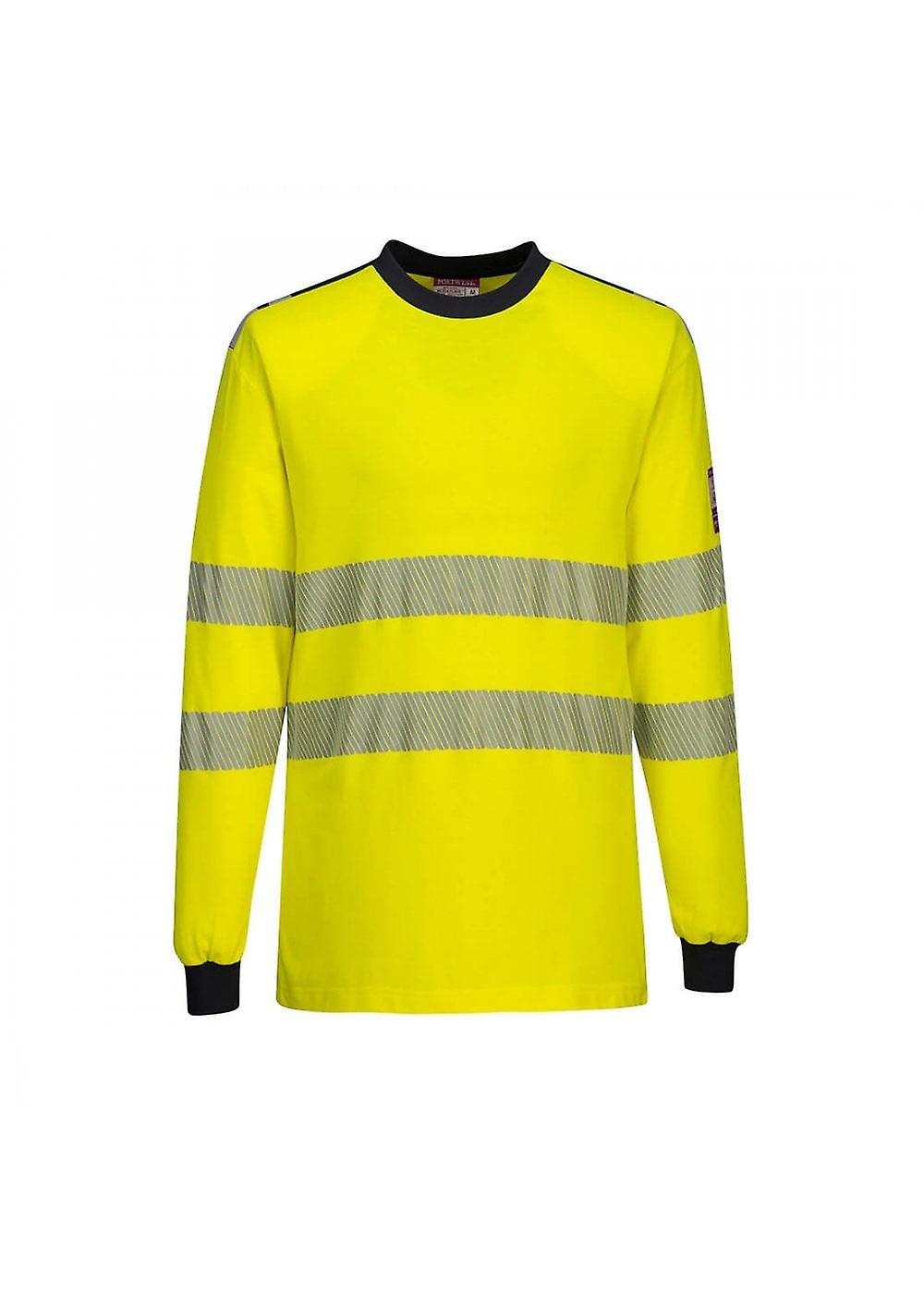 Women's Portwest WX3 Flame Resistant Hi-Vis T-Shirt FR701