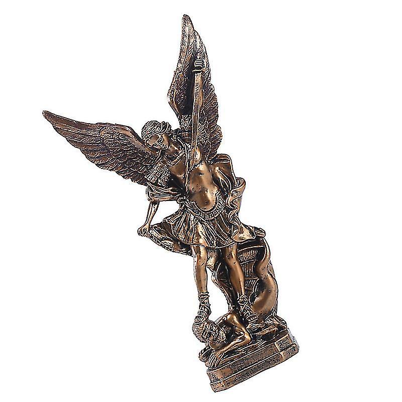 31.5X16cm Café Sculptures & Statues Durable Tuant Démons Anges Statue Résine Artisanat Décoration R