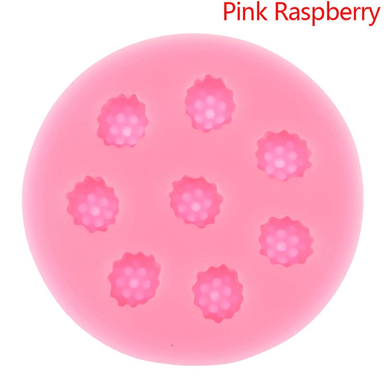 1 Pcs Silicone Mold 3d Raspberry/blueberry Shape Cake Decorating Mould Baking Supplies