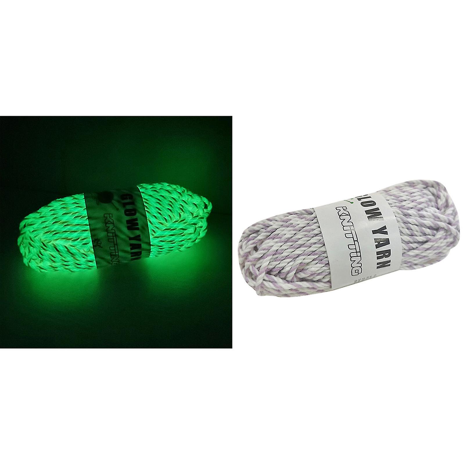 Hand Knitted Luminous Yarn 9 Colors Optional Fluorescent Scrubby Yarn For Hand Knitted Kids Household Supplies