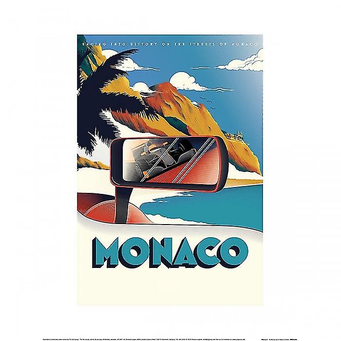 Zoom Monaco Formule 1 Poster