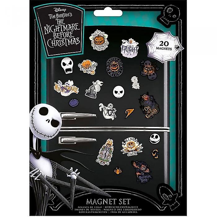 ナイトメアー・ビフォア・クリスマス 冷蔵庫用マグネット (20個入り)