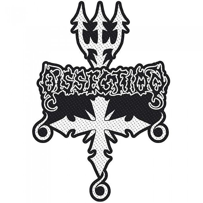 Dissectie logo geweven uitgesneden patch