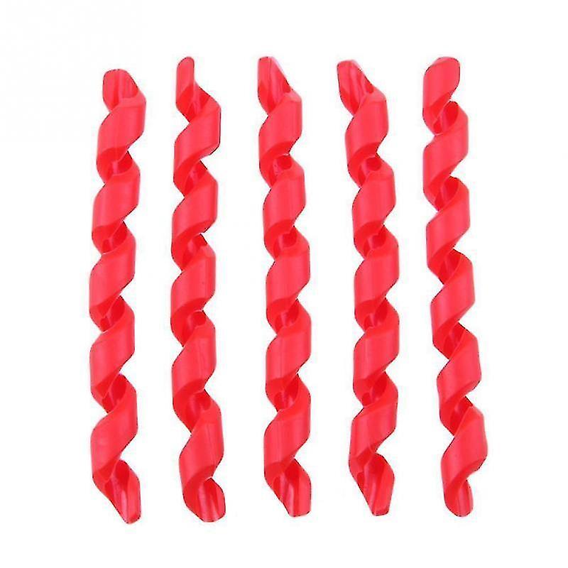 Red Bicycle Brake Cable Protectors Anti Friction Housing Rubber Protector Frame