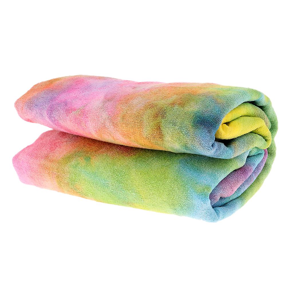 מזרן יוגה מגבת נגד החלקה כושר כרית ריקוד שמיכה לימון רך