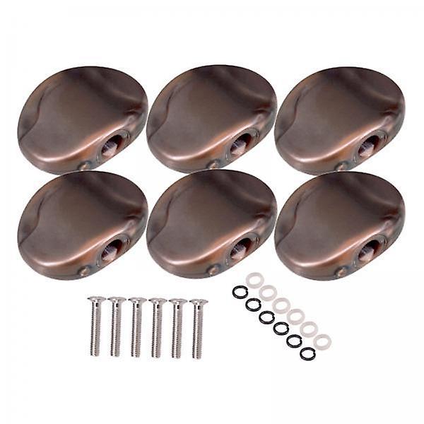 2xGuitar Tuning Pegs Cap Tuners Machine Head Replacement Buttons Knobs style 2