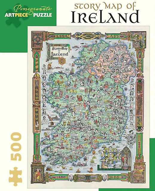 Livre de puzzle Story Map Of Ireland 500 pièces