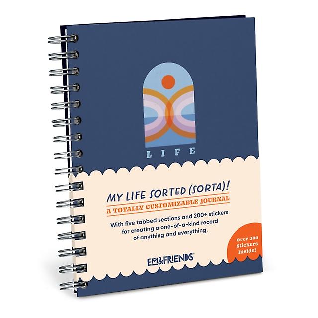 Em Friends My Life Sorted Sort Of Tabbed Sticker Journal by Em & Friends Paperback Book