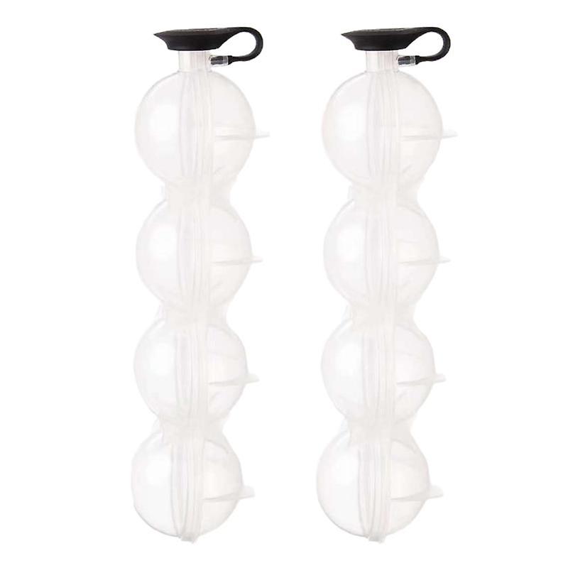 Ice Grid Mold Multi-functional 4 Cavity Silicone PP Creative Ice Cubes Tray for Bar