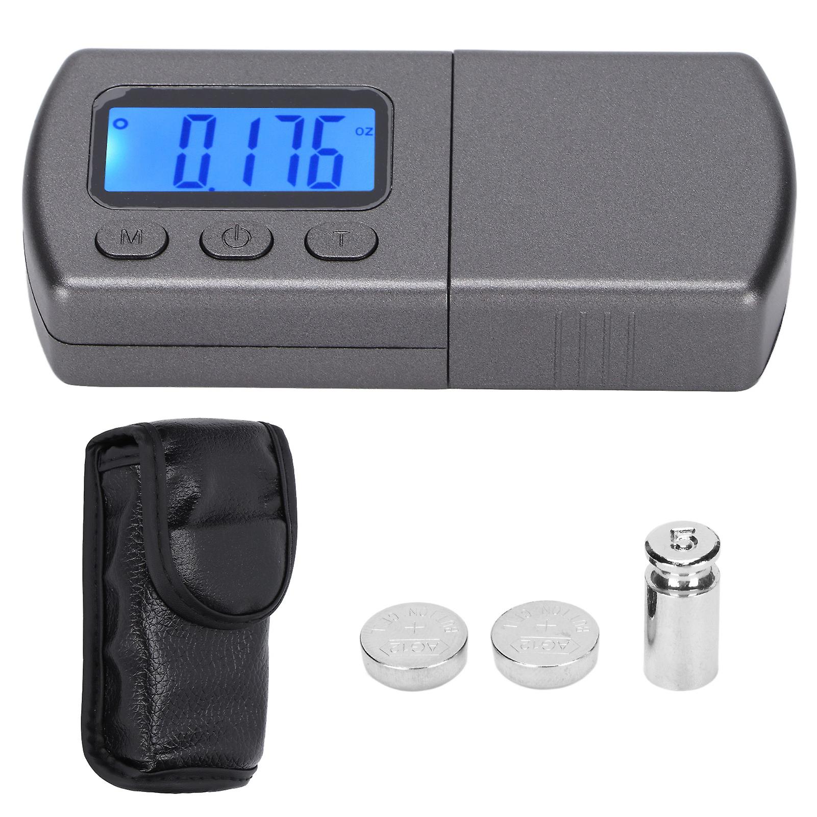 Turntable Stylus Tracking Force Gauge, Blue LCD Backlight, Tracking Force Pressure Gauge for Tonearm, Phono Cartridge