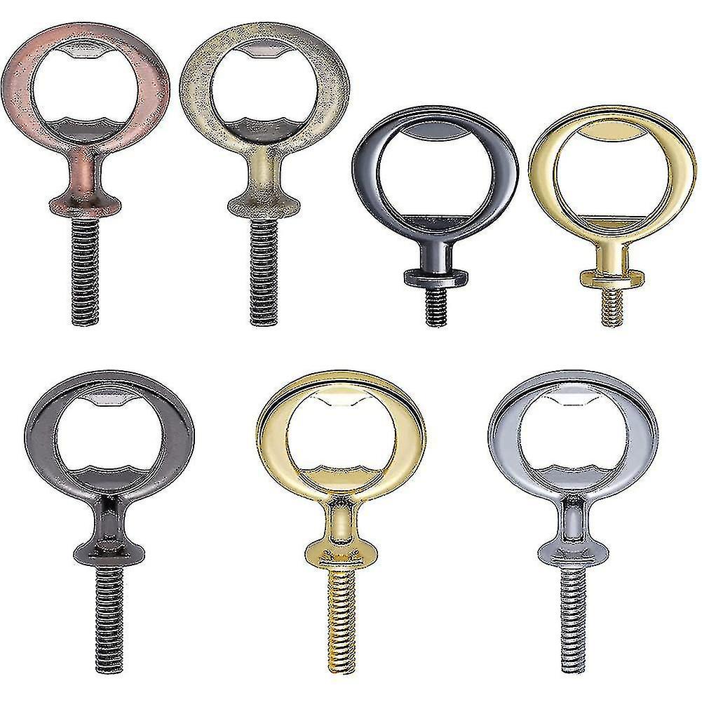 7 Pcs Stainless Steel Flat Bottle Opener Inserts Kit Compatible With
