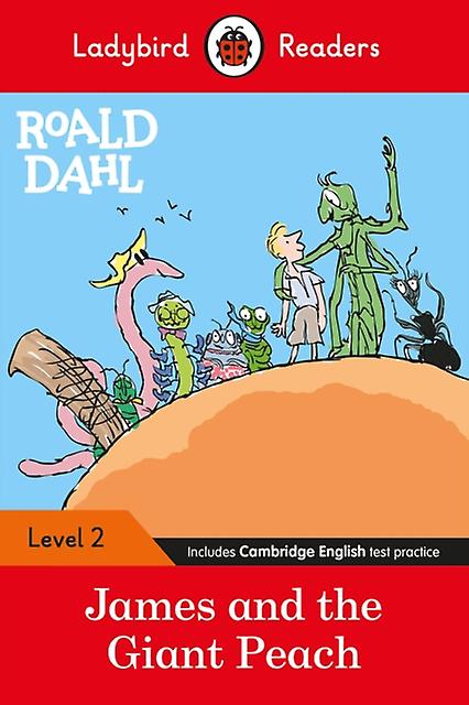 Ladybird Readers Level 2 Roald Dahl James And The Giant Peach Elt Graded Reade by Ladybird Paperback Book