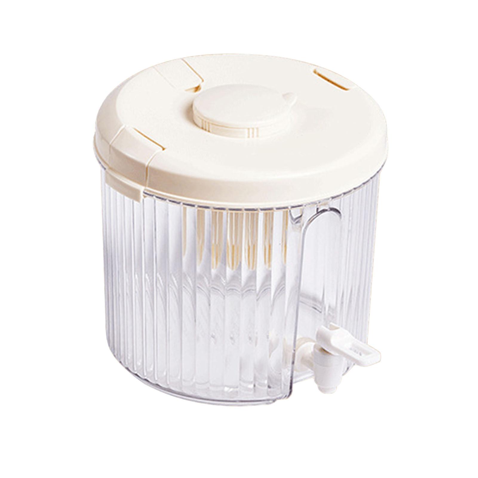 Plastic Drink Dispenser 400g Round Cold Beverage Container