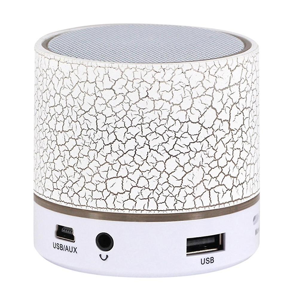 A9 Mini Glare Crack Bluetooth Speaker with LED Light