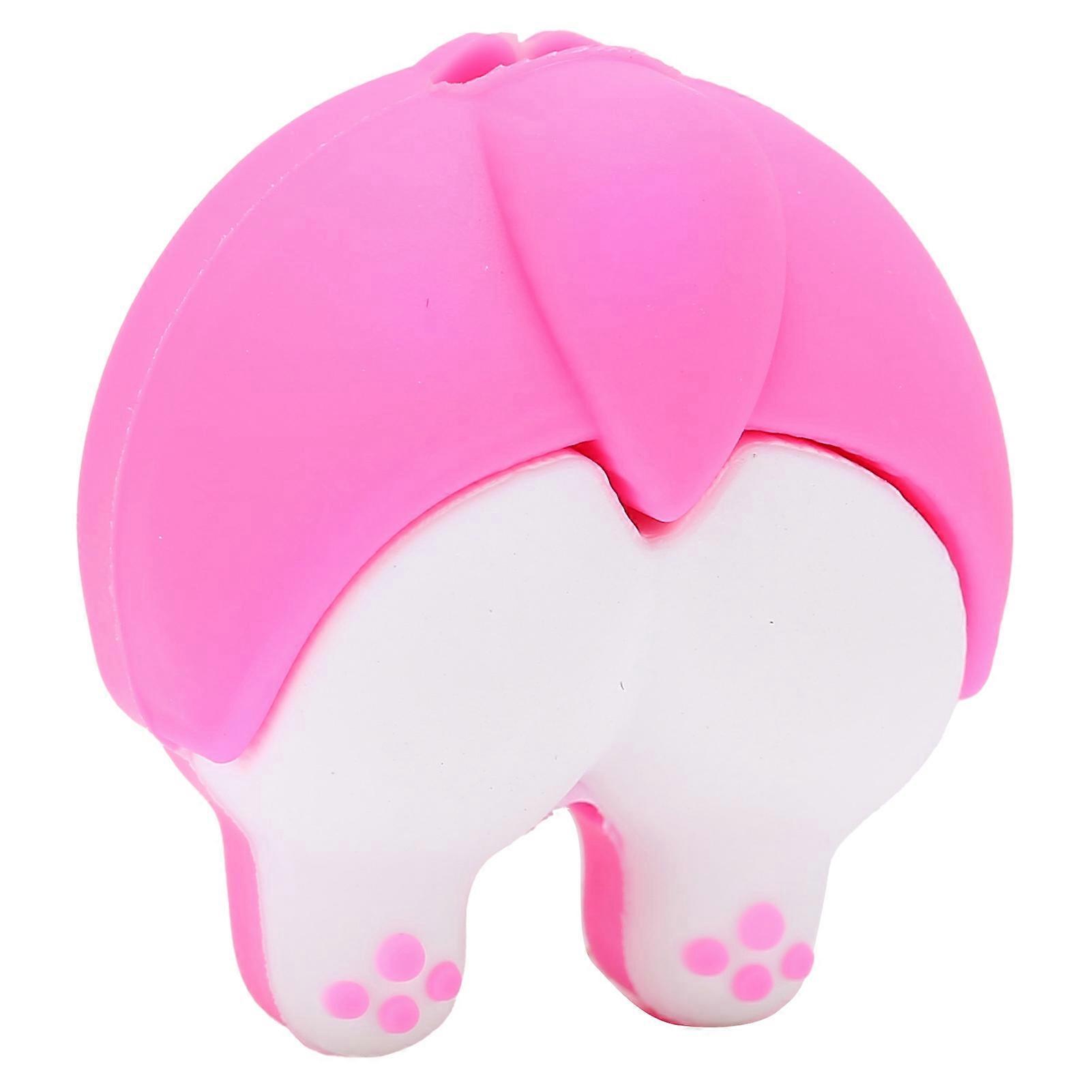 Cute Red Animal USB Cable Protector Sleeve, PVC, 10g