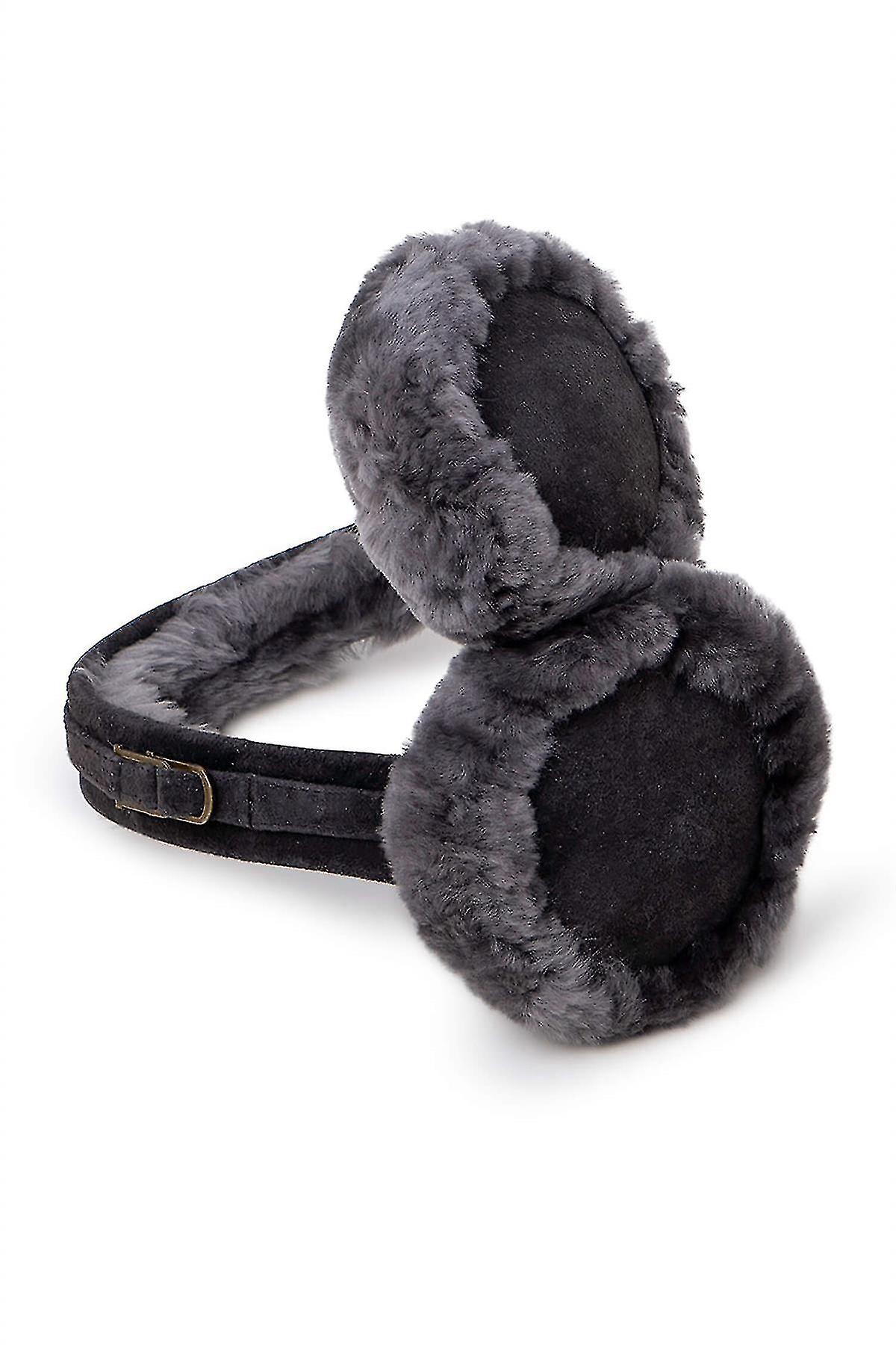 Cuffie in pelle di pecora da donna - Scaldaorecchie comodi e caldi 506-100
