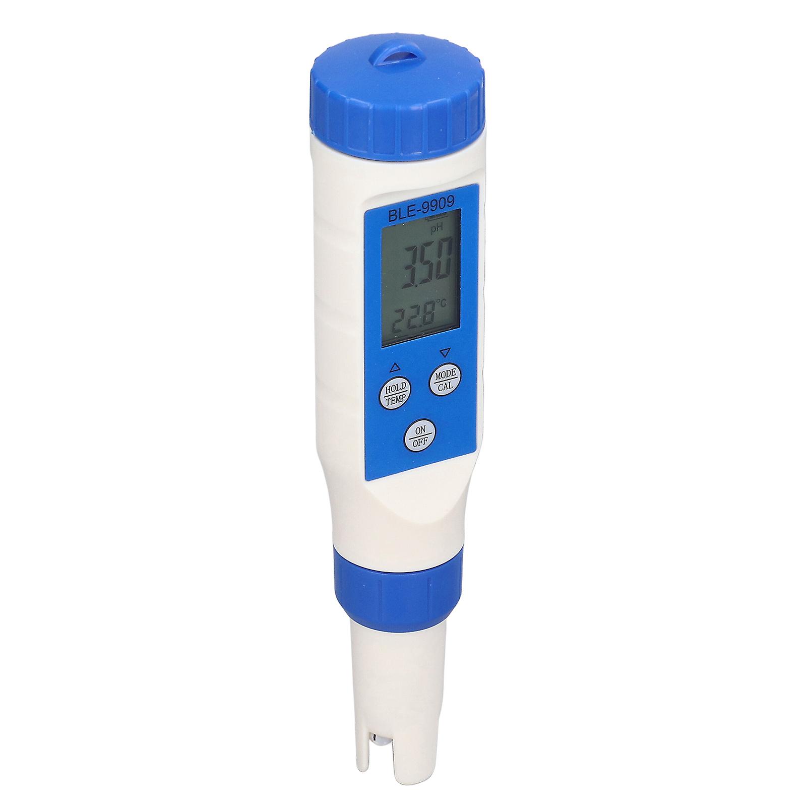 5‑in‑1 Water Testing Meter Bluetooth5.2 PH TDS EC SALT TEMP APP Control Smart Test Pen for Swimming Pool Fish Tanks