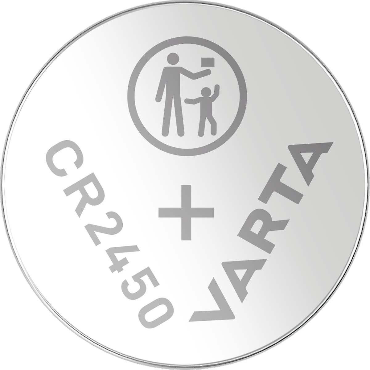 Lithium Coin Cell Battery CR2450 | 3 V DC | 570 mAh | 2-Blister | Silver
