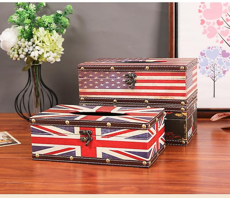 wooden tissue box container towel napkin tissue