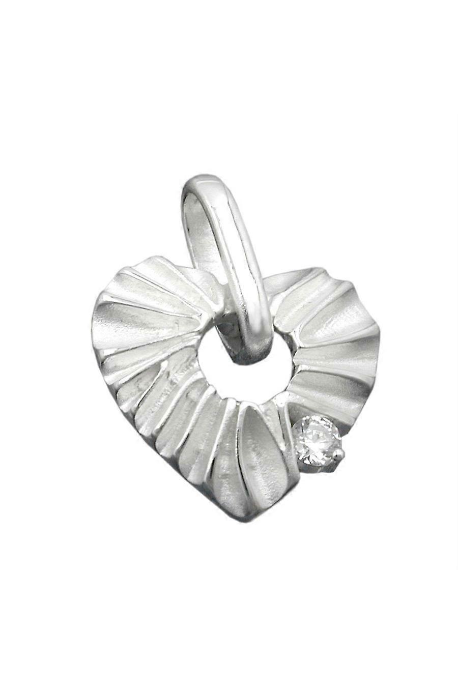 Pendant Heart With Zirconia Silver 925 - Gl91805