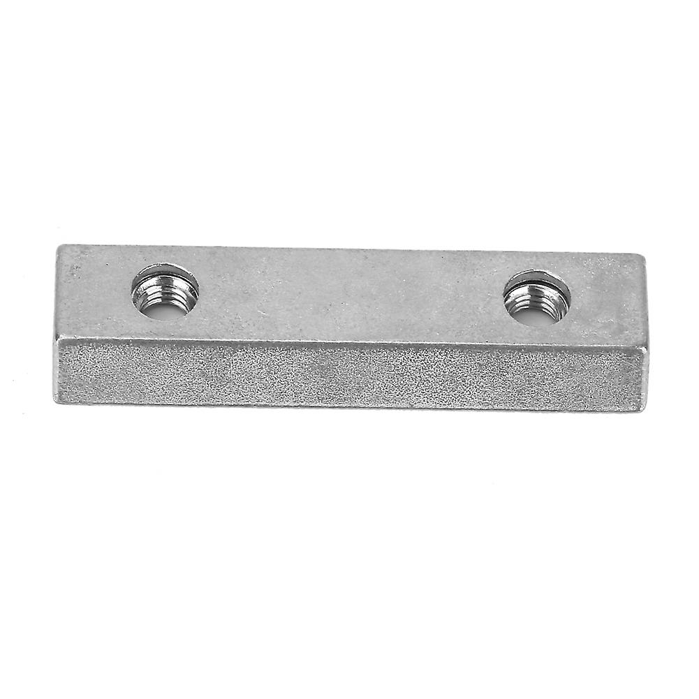 Z043M Zinc Alloy Double Slot Nut Metal Fastener for Base Fixing and Reinforcing Plate Installation Durable and Corrosion Resistant