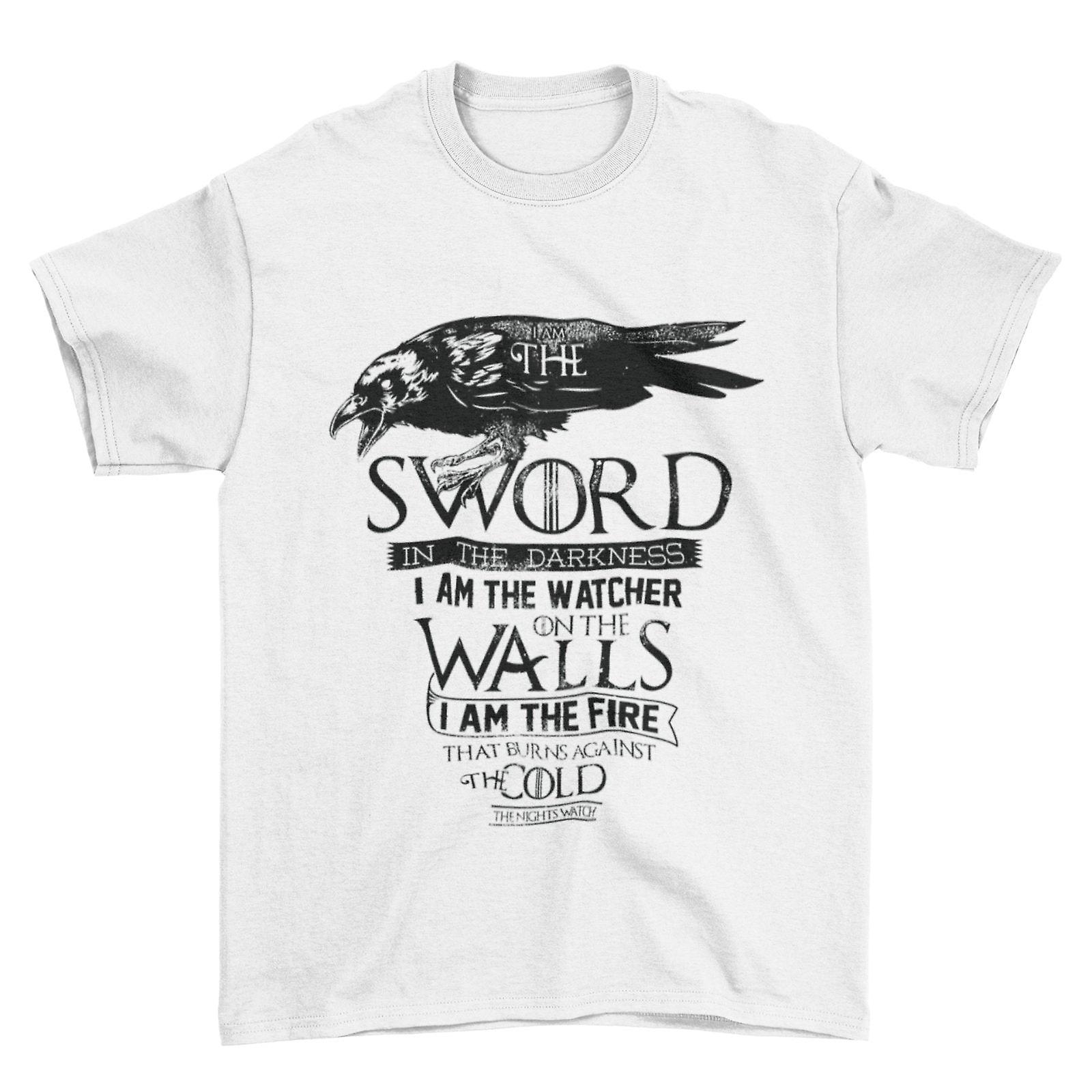 I Am The Sword In The Darkness Oath T Shirt Retro Watch Nights The Thrones Game