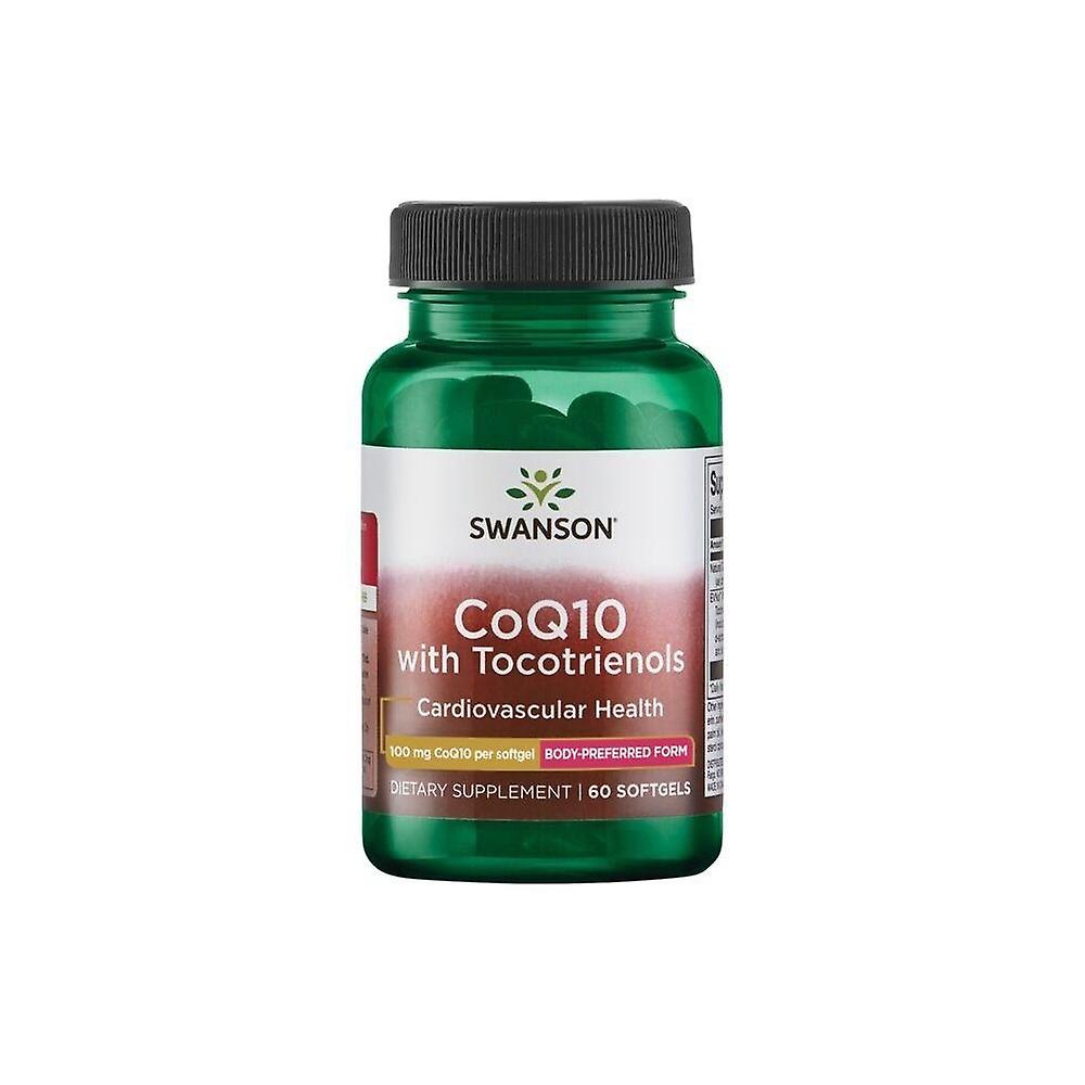  Swanson coq10 100 mg with tocotrienols 10 mg (60 caps.) 7299