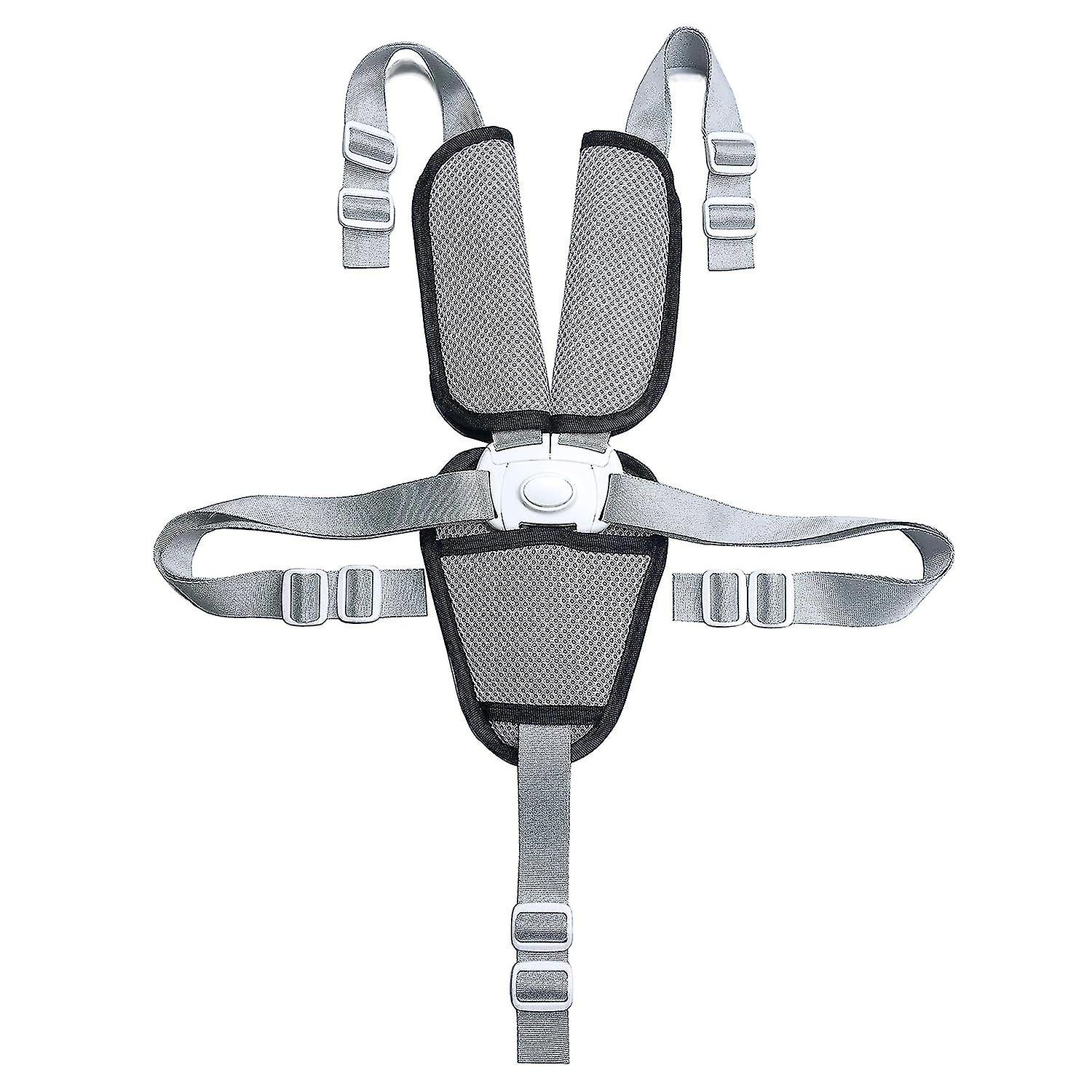 Replacement 5-point Child Harness With Shoulder Pads Convertible Straps