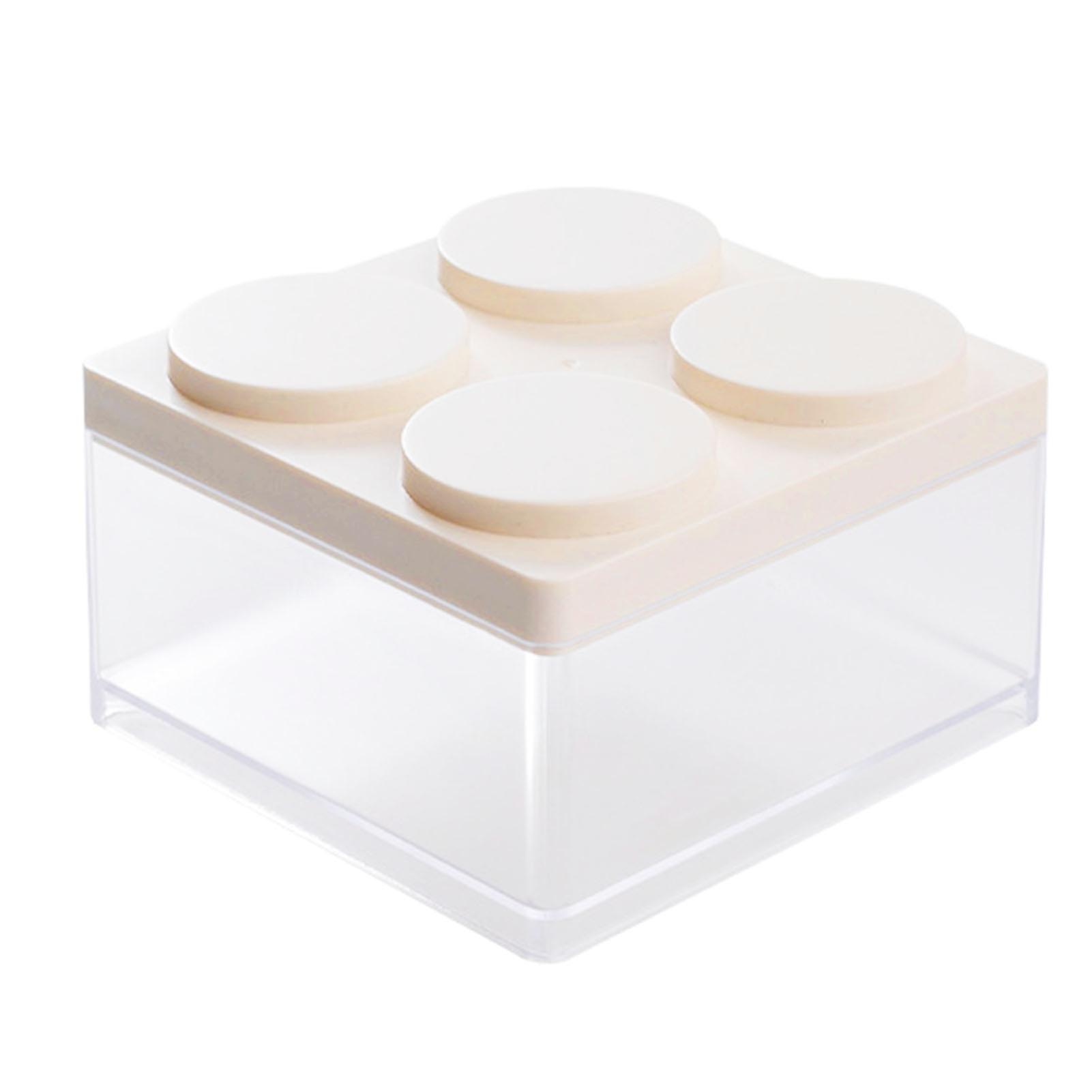Transparent Storage Box Large Capacity Plastic Clear Storage Container for Home Dormitory Office