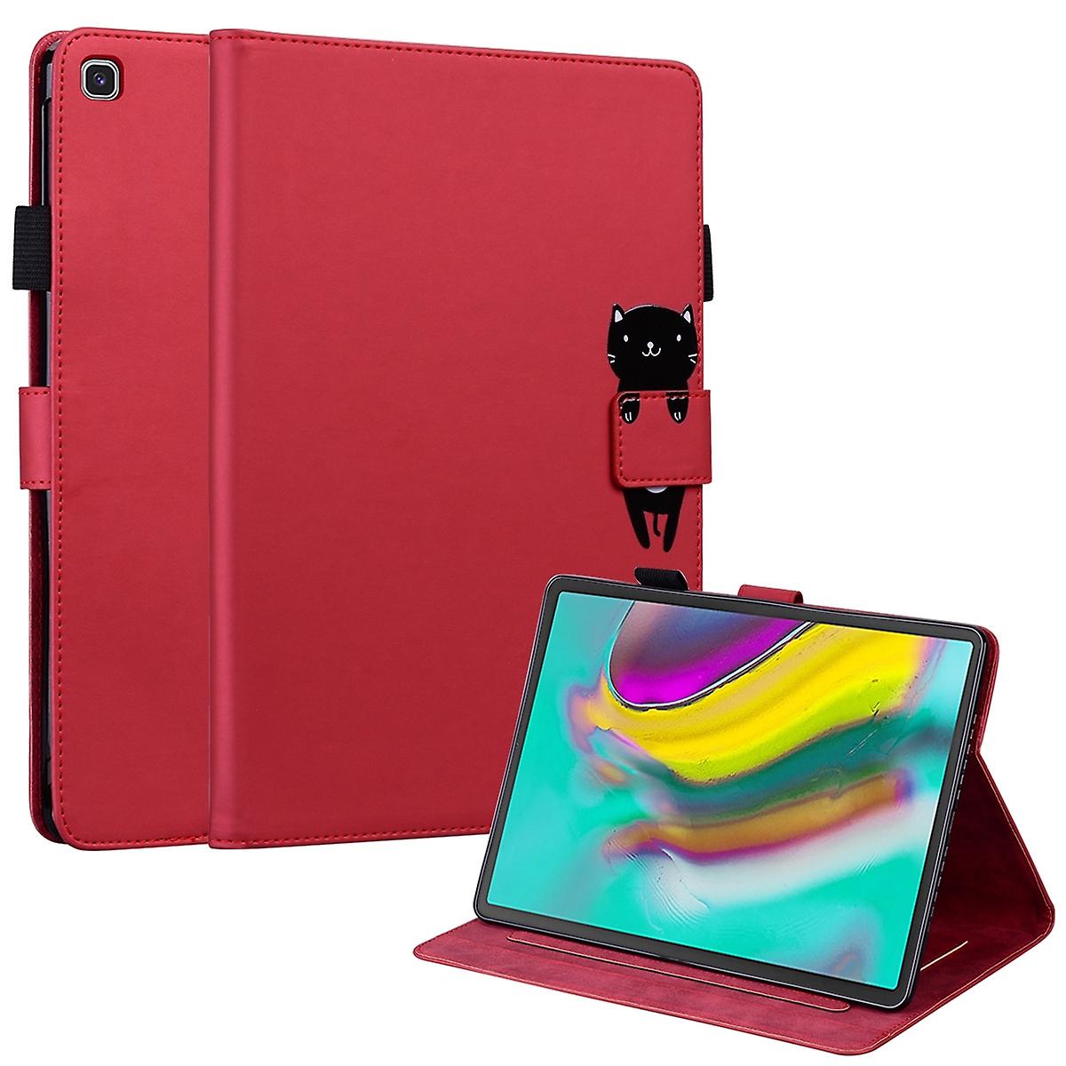 For Samsung Galaxy Tab S5e 10.5 T720 Cartoon Buckle Leather Tablet Case