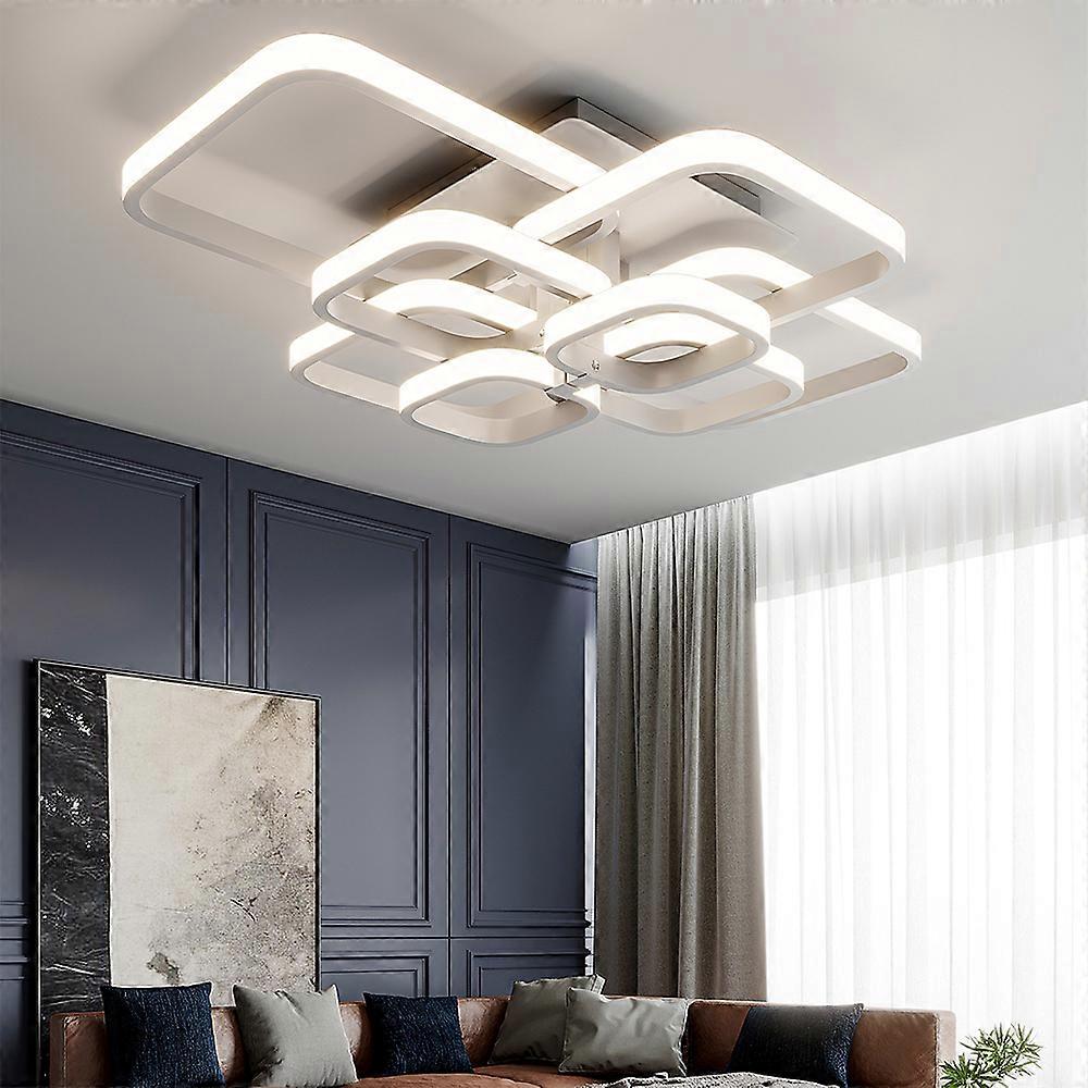 8 Head Square LED Dimmable Ceiling Light