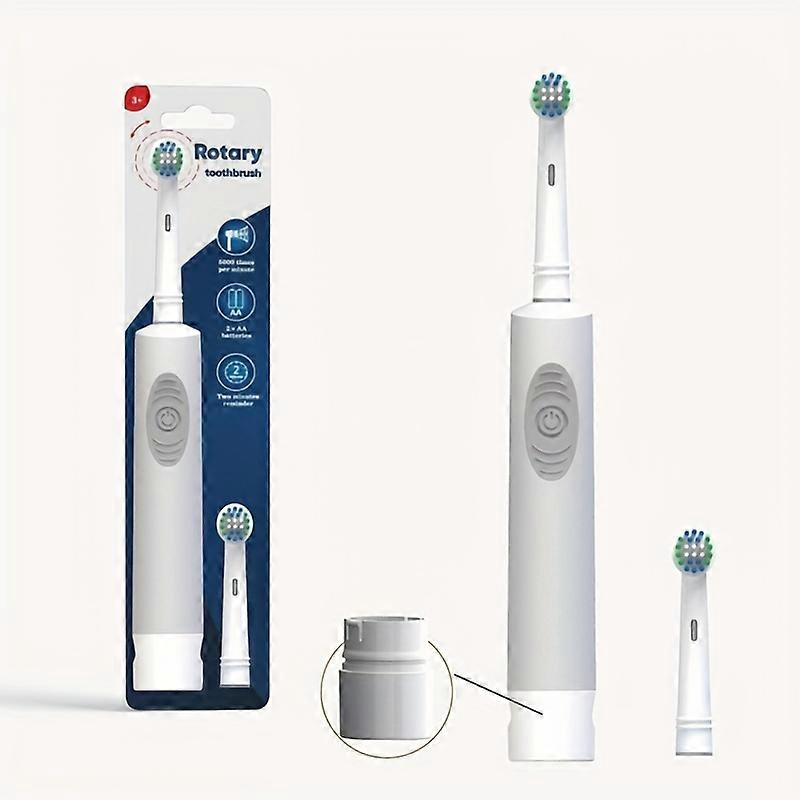 Induction Electric Toothbrush Set for Couples - Soft Hair Rotary Round Head, Automatic, Compatible Brush Heads, Ideal for Men and Women, Promotes Oral