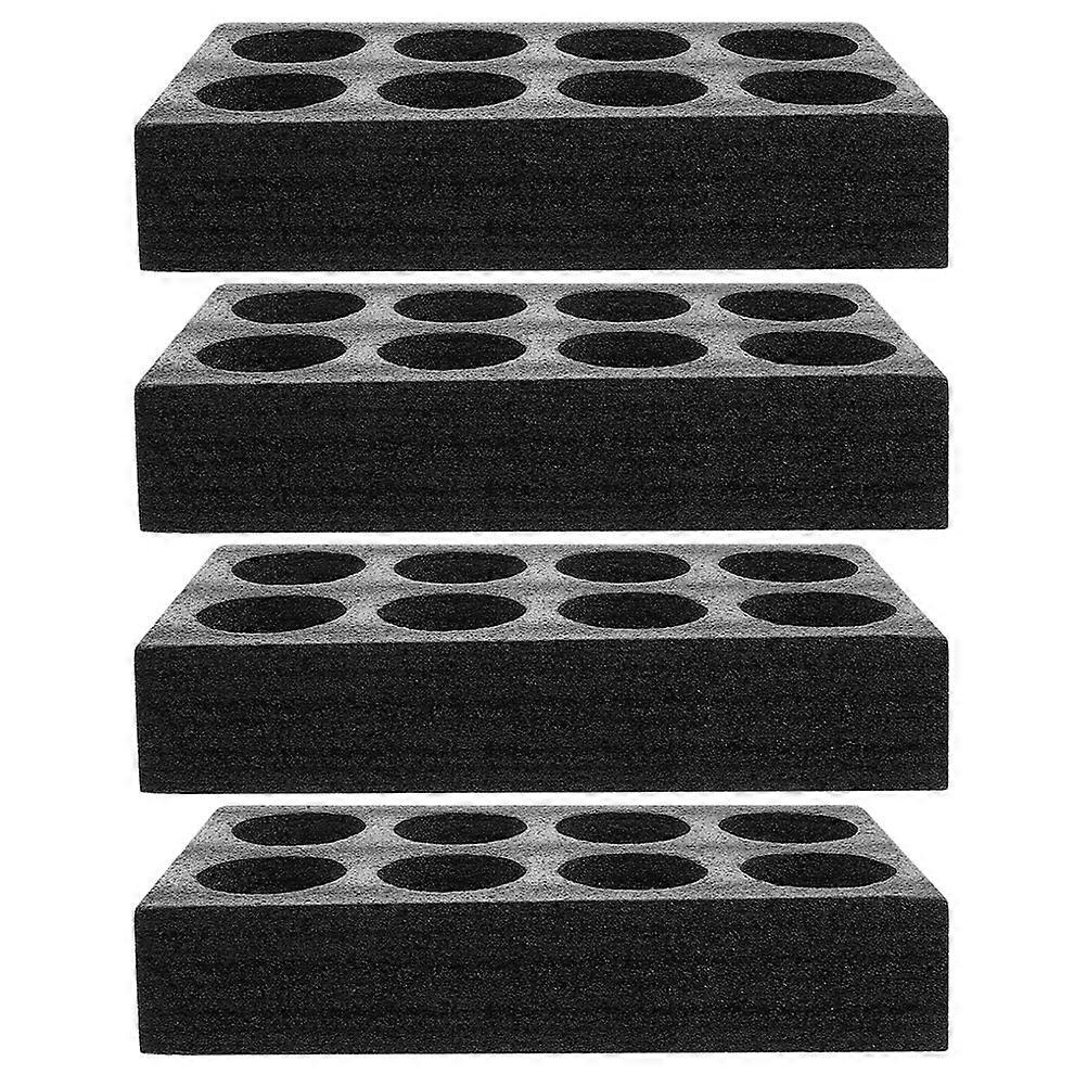 4pcs 8-Loch Getränkehalter Schaumbecherträger Tablett Getränketräger zum Mitnehmen Bechertablett Getränkelieferwerkzeug