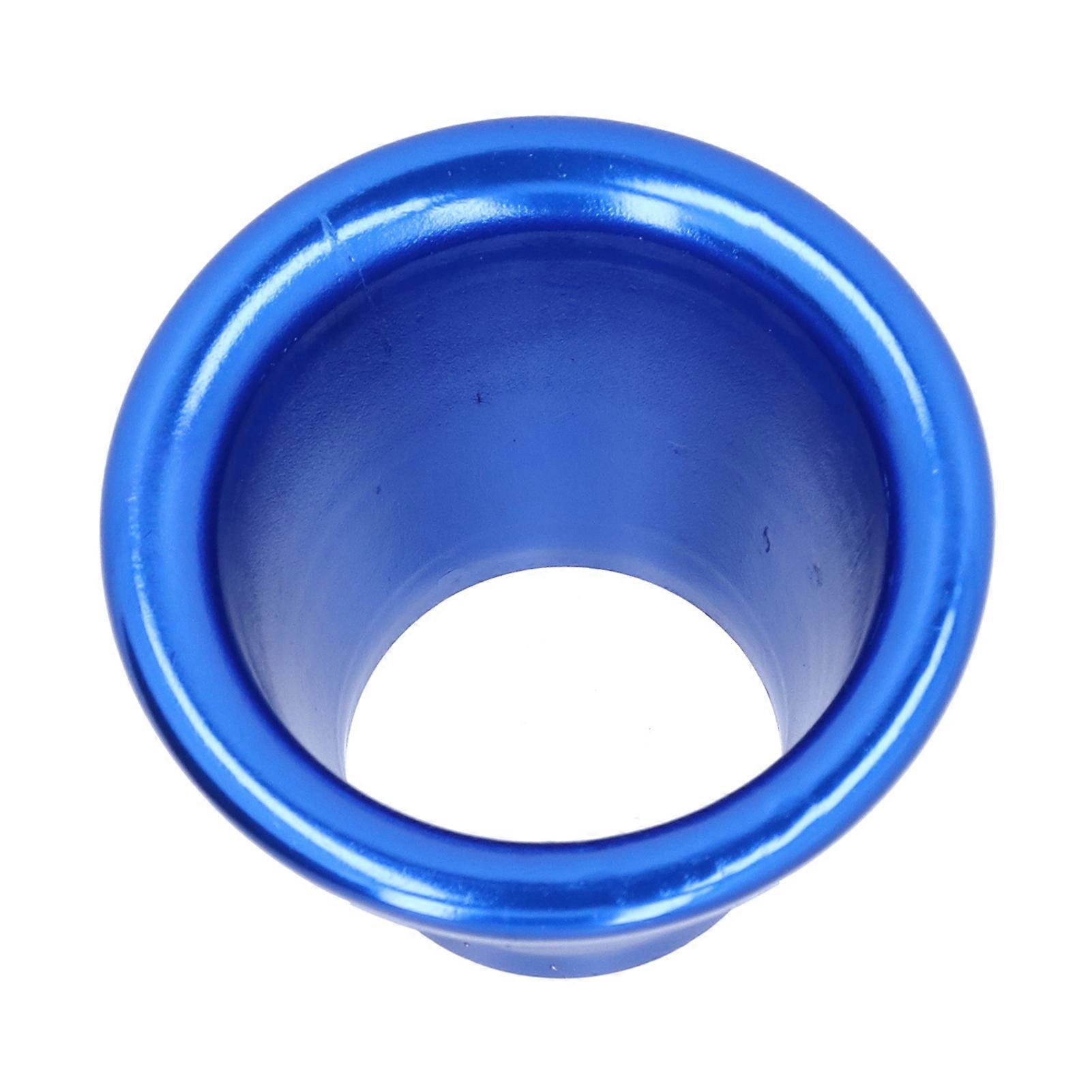 1.9in Air Intake Turbo Horn Velocity Stack Adapter CNC Aluminum Car Modification AccessoryBlue
