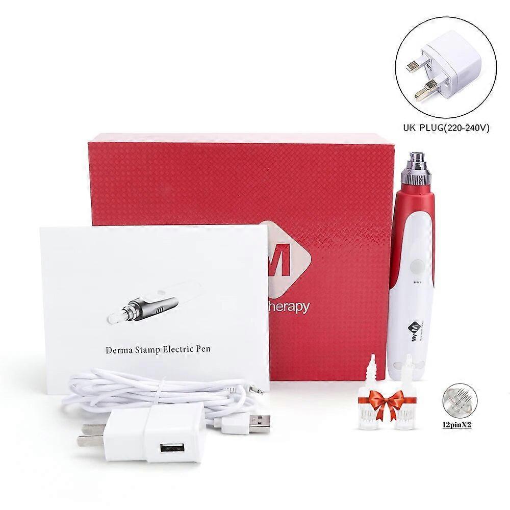 Bajonet Derma Pen Nålepatron Nålespidser Eksfoliering Krympe Porer Enhed Elektrisk Micro Rolling Derma Stempelterapi Skønhed