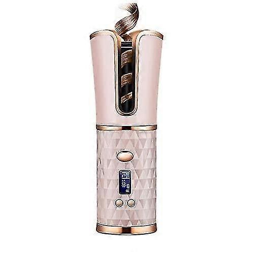 Fer à friser automatique sans filavec batterie rechargeable-or