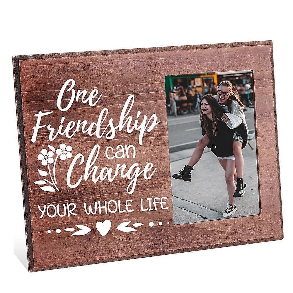 1PC MDF Wood Photo Frames for Tabletop Display Photo Frame Rectangle Word 195x254x12mm