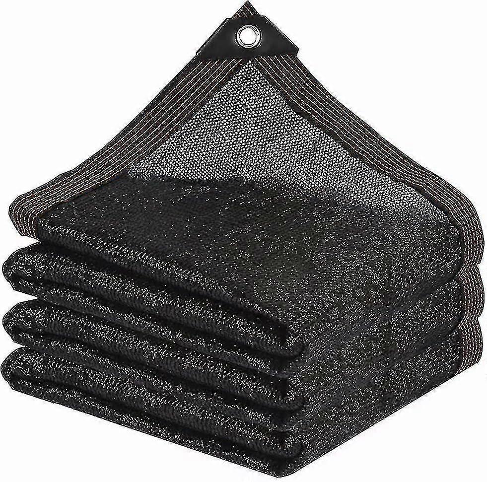 Shade Cloth - Garden Shade Net With Grommets Outdoor Shade Cover For Pergola, Patio, Plants, Greenhouse, Chicken Coop (black, 90% Shade Rate3x3m)