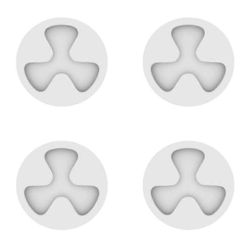 INF Set mit 4 Silikonuntersetzern für Weingläser