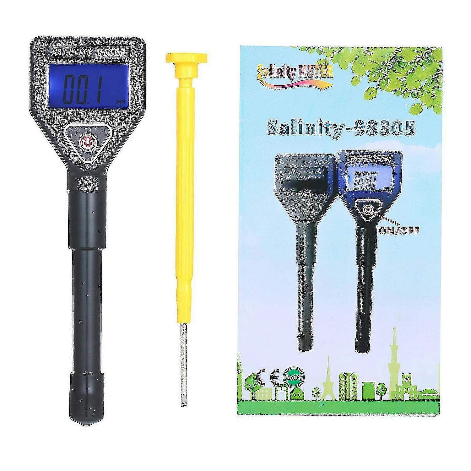 Seawater Salinity Refractometer Portable Handheld Salinity Meter Atc Salinometer Aquarium Halometer