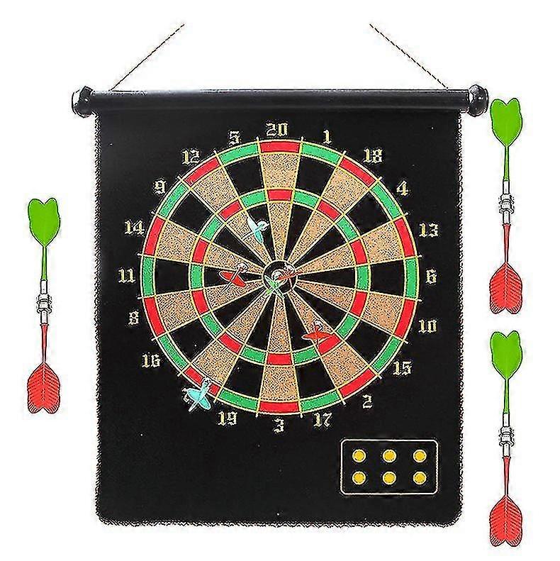 Double-sided Magnetic Dart Board Set With 6 Magnetic Darts Parent-child Children's Dart Toy Leisure