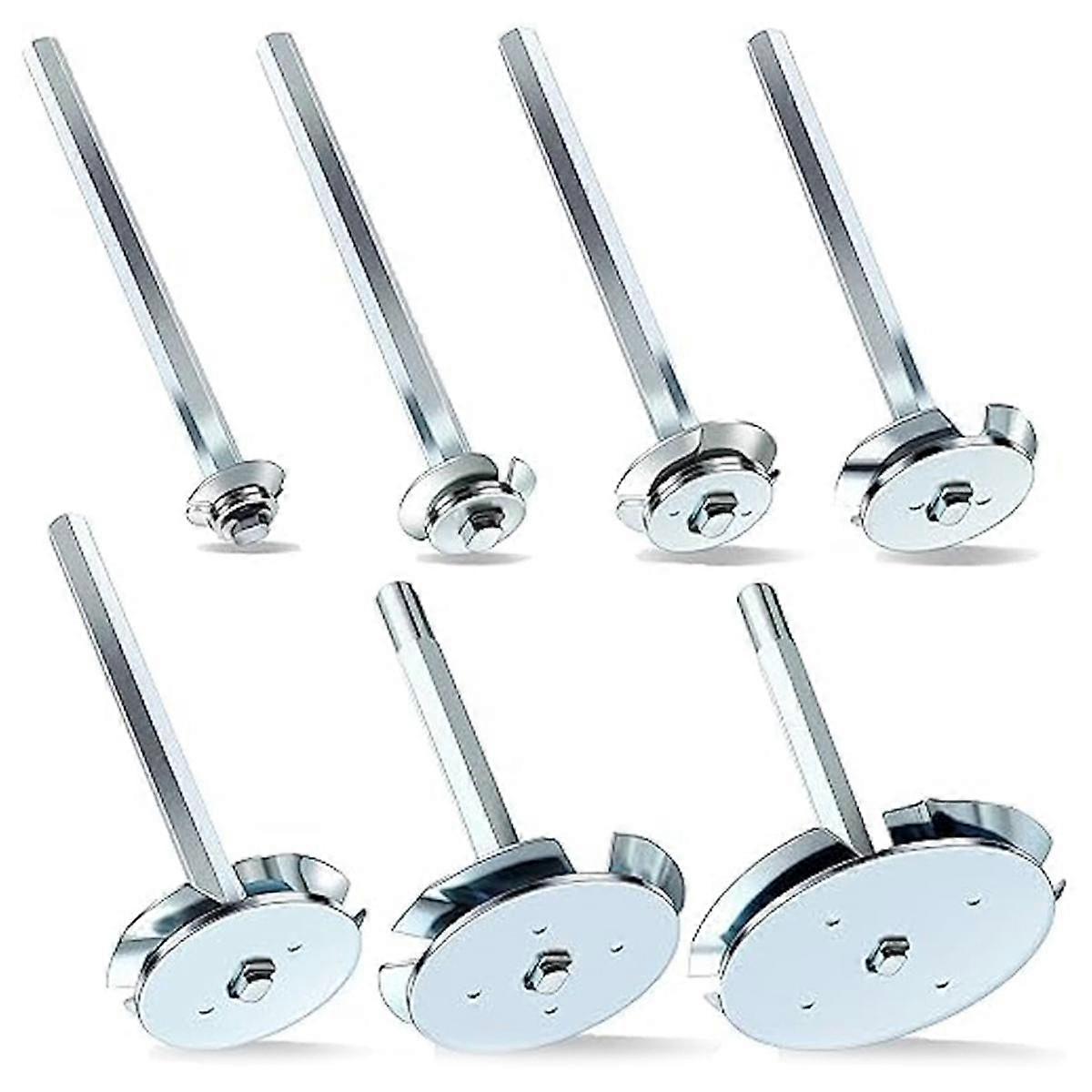 7Pcs PVC Fitting Socket Saver Set 1/2In, 3/4In, 1In, 1-1/2In, 2In, 3Inch, 4Inch, PVC Pipe Reamer for Removing Hub