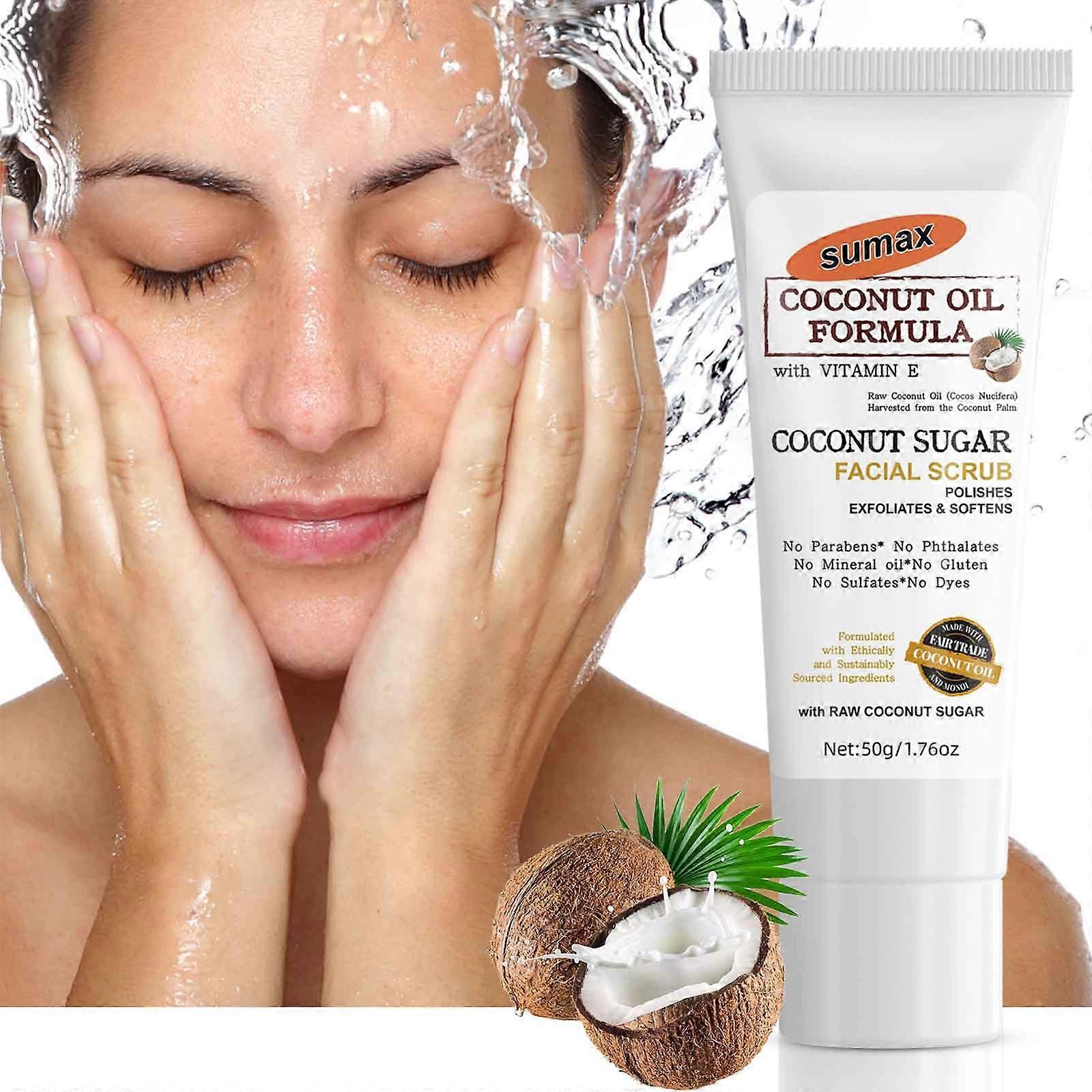Scalp Scrub Coconuts Oil Formulation Coconuts Sugar Facial Scrub ,natural Coconuts Sugar To Exfoliate Facial Scrub 50g