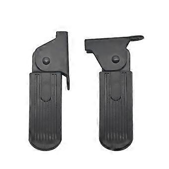 2pcs Electric Moped Front Pedal Scooter Front Foldable Pedal Leg Support Pad Thickened Steel Plate Ebike Accessories 7cm