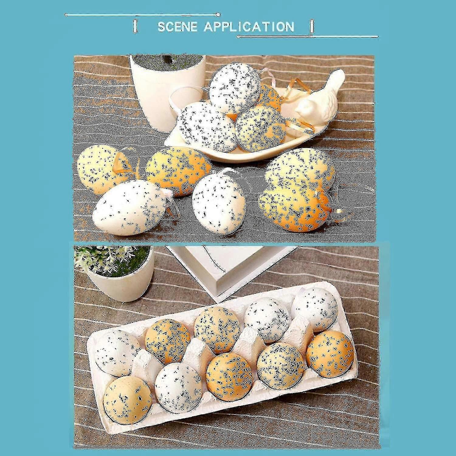 10 Pcs Easter Decorative Birthday Gifts Speckle Pattern Simulation Decoration