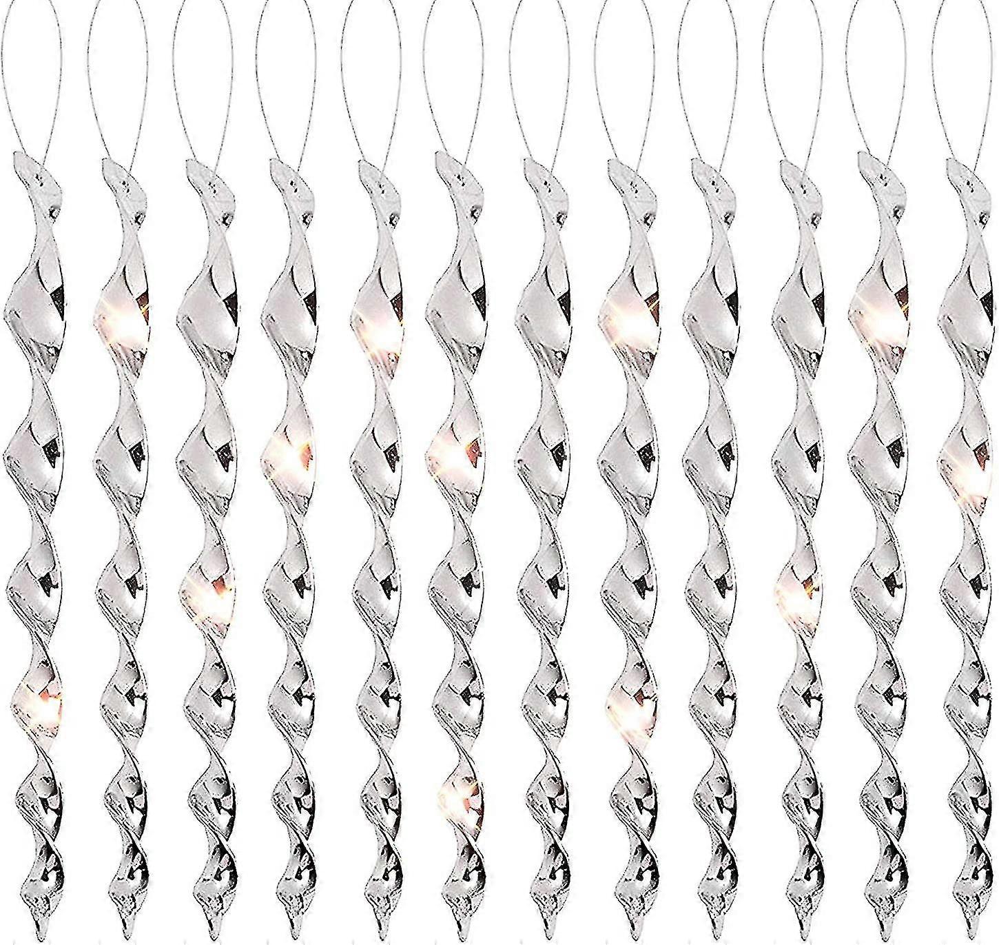 12 Pieces Bird Repellent, Reflective Bird Repellants, Twist Scare Reflective