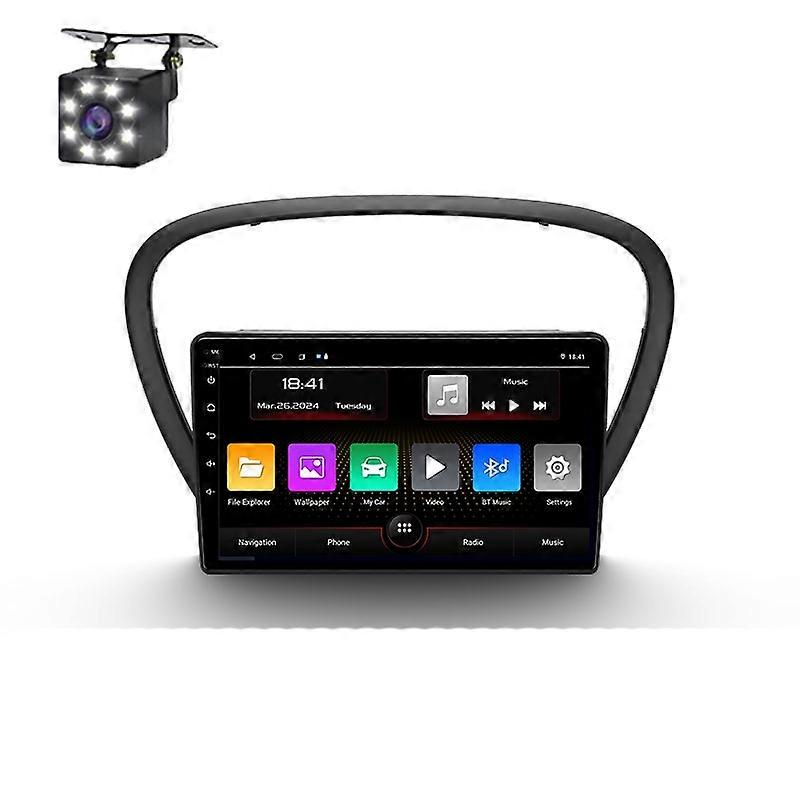 Android Auto For Peugeot 607 2004 - 2010 Car Multimedia Radio Carplay Navigation GPS