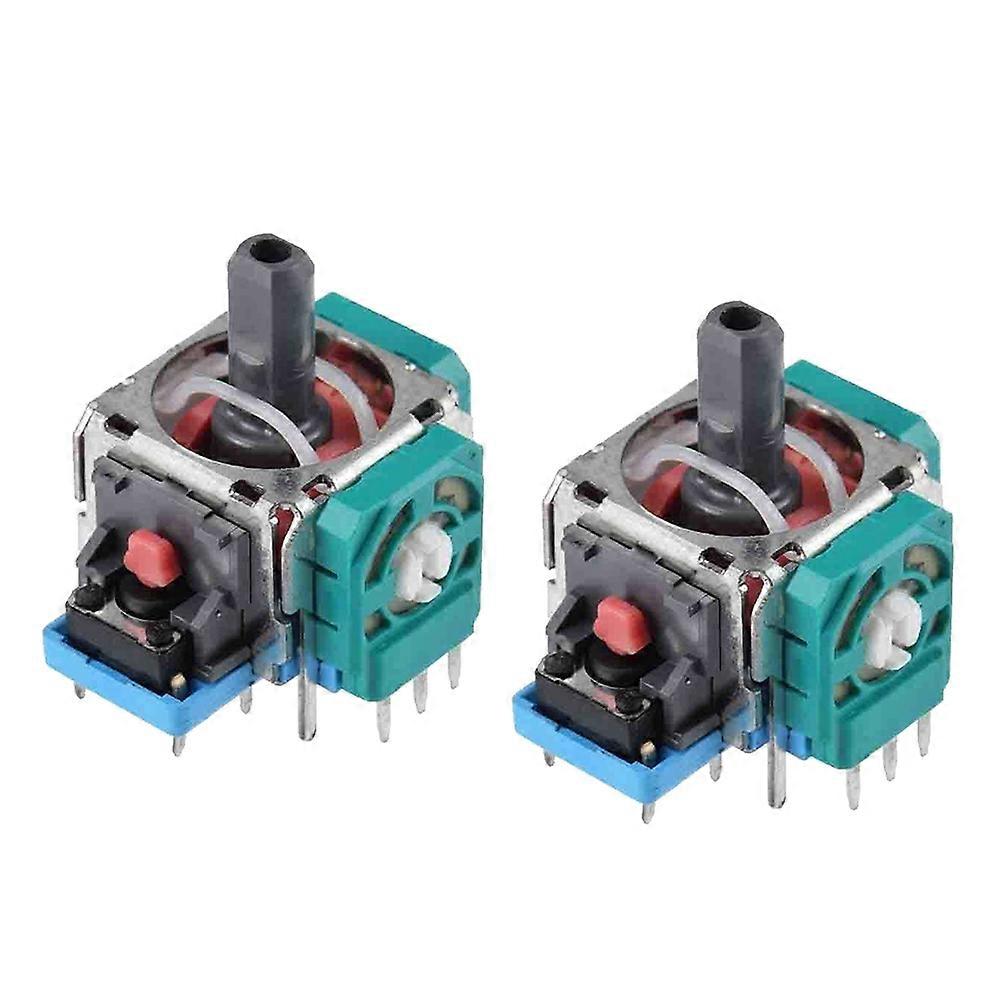2Pcs Analog Stick Joystick Replacement Repair Parts for PS4 Xbox One Controller