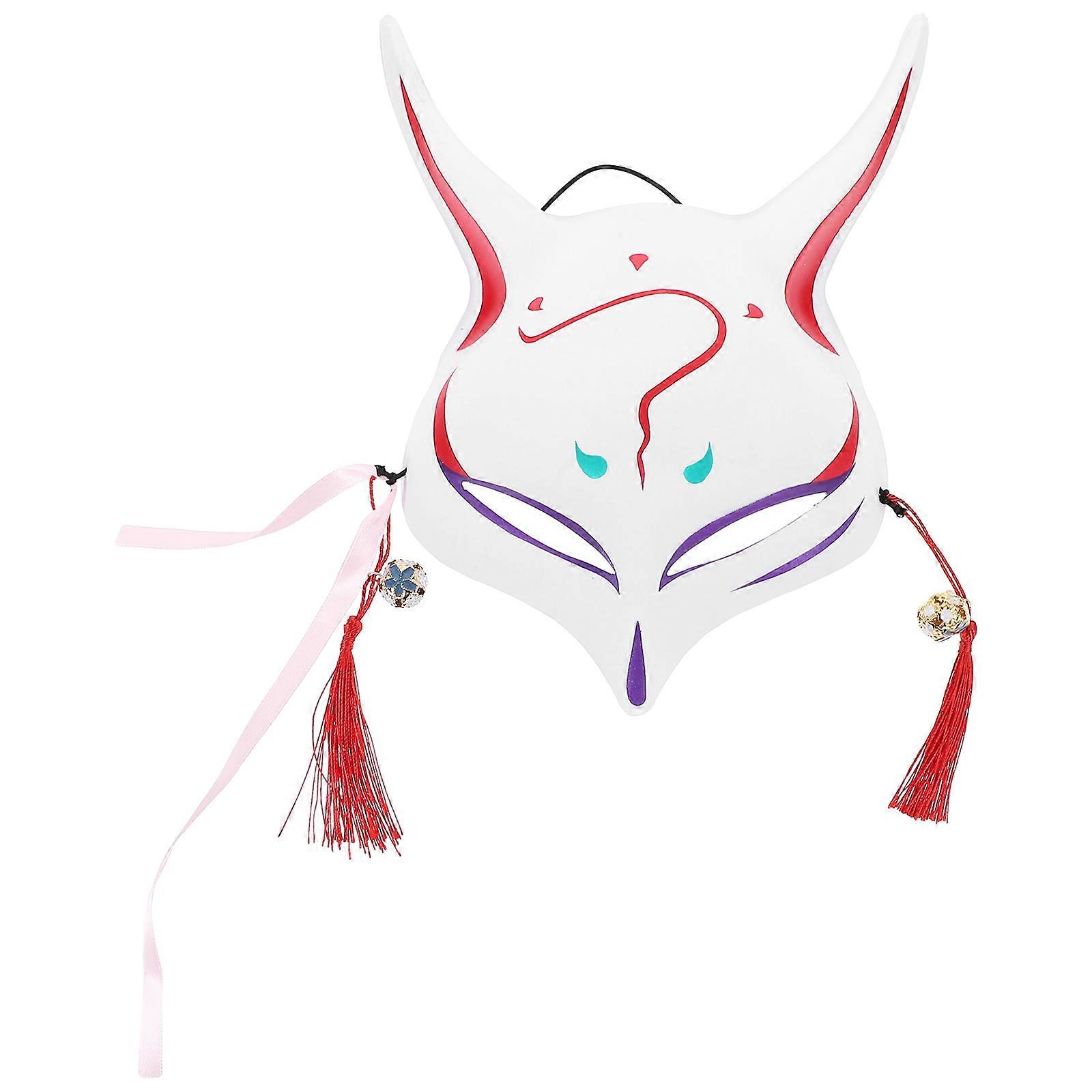Fox Cosplay Mask Japanese Style Animal Mask Masquerade Venetian Mask for Halloween